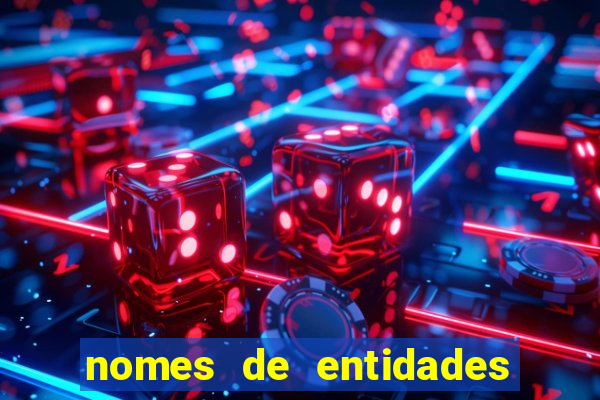 nomes de entidades do mal